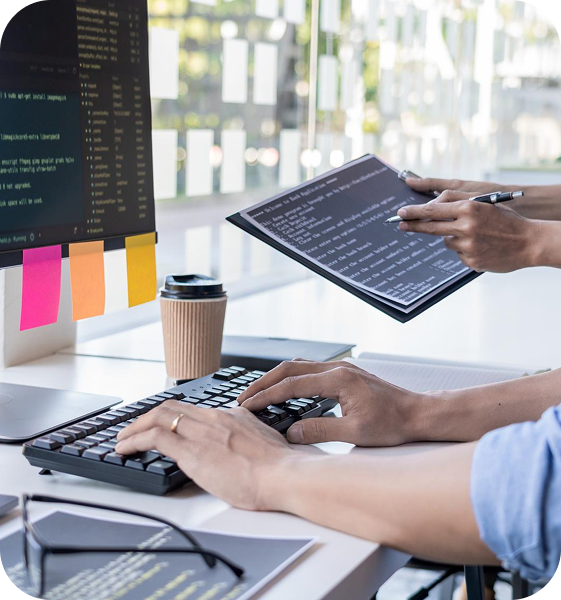 Developer at work